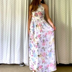 Size 4 International Concepts floral formal gown